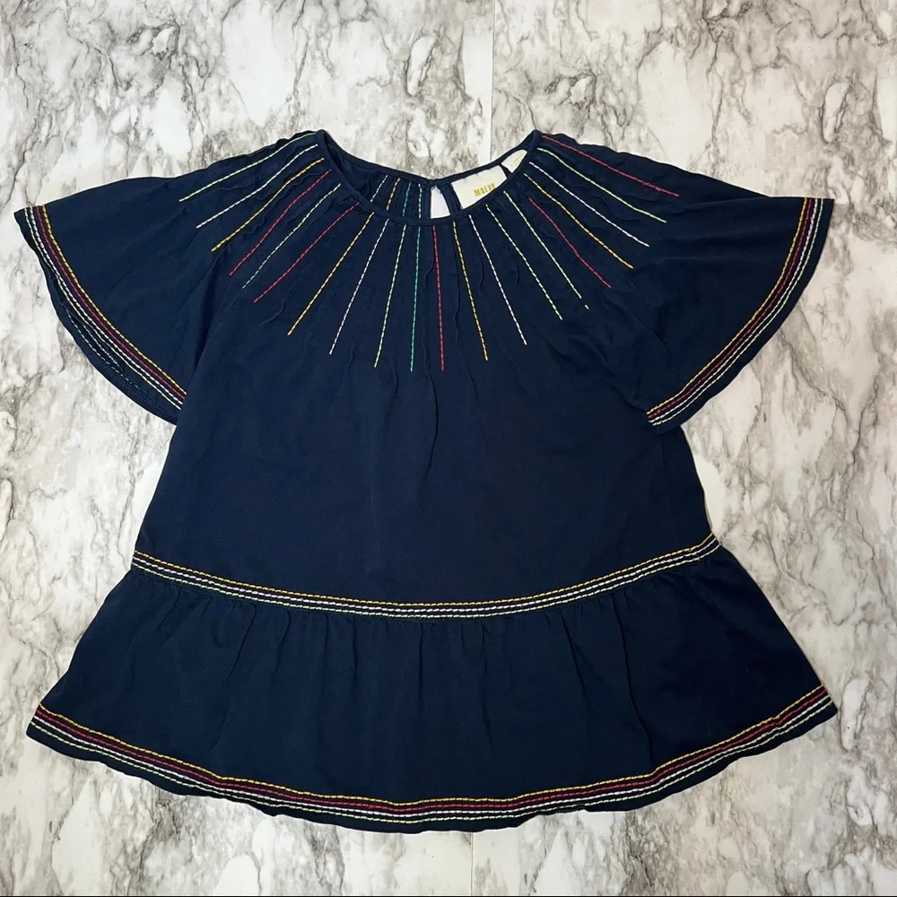 Maeve Chamonix Embroidered Swing Top, X-Small - Picture 6 of 9